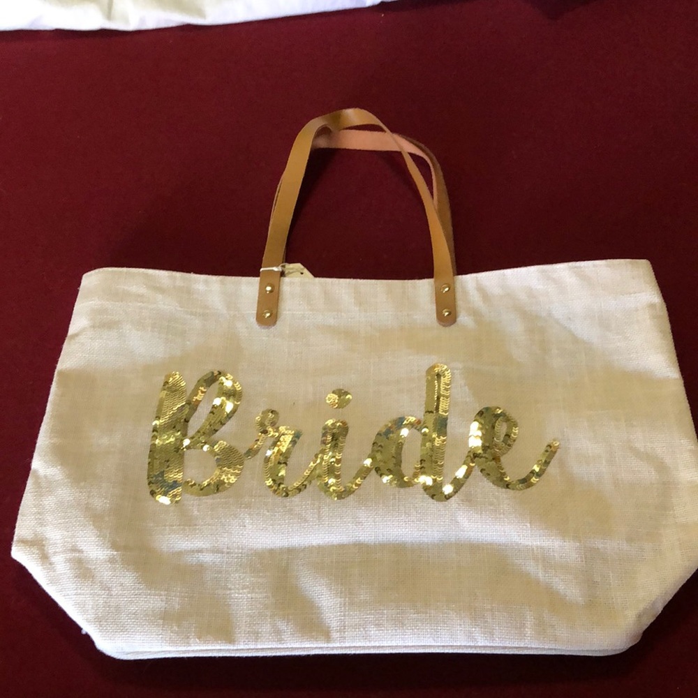 Bride tote, Mud Pie
